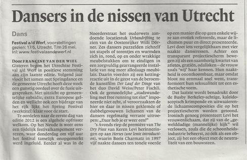 NRC, Francine van der Wiel